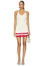 view 1 of 3 ROBE ELVA in Cream & Red