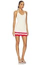 view 2 of 3 ROBE ELVA in Cream & Red