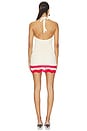 view 3 of 3 ROBE ELVA in Cream & Red