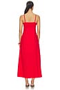 view 3 of 3 ROBE RHODES in Red