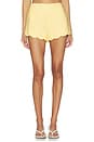 view 1 of 6 Grazia Scallop Hem Shorts in Butter