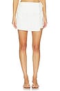 view 1 of 6 Anisa Embriodered Skort in White