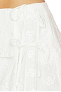 view 6 of 6 Anisa Embriodered Skort in White