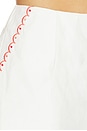 view 6 of 6 Santorini Embroidered Shorts in White