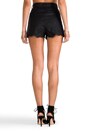 view 3 of 6 Sport Luxe High Waisted Scalloped Short in Black