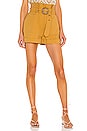 view 1 of 4 Riley Paperbag Utility Short in Mustard