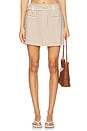 view 1 of 6 Artemis Belted Skort in Tan Stripe