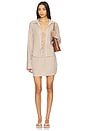 view 5 of 6 Artemis Belted Skort in Tan Stripe