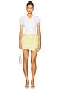 view 5 of 6 Izzy Tie Wrap Skort in Lemon
