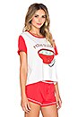 view 2 of 4 CAMISETA MISO SLEEPY in Red & White