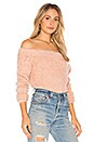 view 2 of 4 Florentine Off Shoulder Sweater in Mushroom