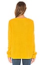 view 3 of 4 Waffle Sweater in Yellow