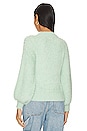 view 3 of 4 Luma Fluffy Sweater in Mint