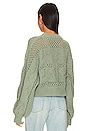 view 3 of 4 Kaine Cable Sweater in Mint