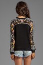 view 2 of 4 Versailles Pullover with Printed Sleeves in Multi
