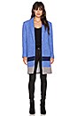 view 1 of 1 Slow Down Paneled Coat in Blue