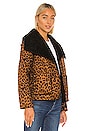 view 3 of 5 Let It Happen Reversible Jacket in Leopard
