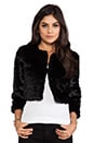 view 2 of 5 Oh Darling Faux Fur Jacket in Black