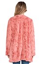 view 4 of 5 Powder Room Faux Fur Jacket in Blush