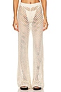 view 1 of 4 Balmy Crochet Knit Pants in Cream