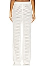 view 4 of 6 Kirra Pointelle Knit Pant in White