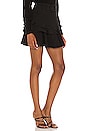 view 2 of 4 Fatima Frill Mini Skirt in Black