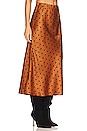 view 2 of 4 MILAN 스커트 in Rust & Black