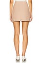 view 4 of 6 Valeria Mini Skirt in Beige & Cream