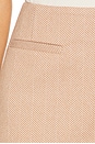 view 6 of 6 Valeria Mini Skirt in Beige & Cream