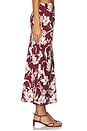 view 3 of 6 Freda Slip Skirt in Wine Floral