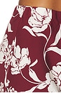 view 6 of 6 Freda Slip Skirt in Wine Floral