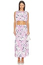 view 5 of 6 FALDA PALOMA in Pink Abstract