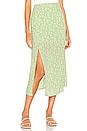 view 1 of 4 Summer Lovin Midi Skirt in Greenery