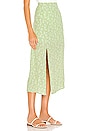 view 2 of 4 Summer Lovin Midi Skirt in Greenery
