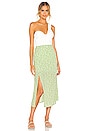 view 4 of 4 Summer Lovin Midi Skirt in Greenery
