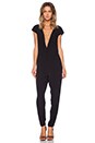 view 1 of 3 Cross Front Jumpsuit in Black