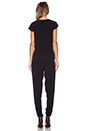 view 3 of 3 Cross Front Jumpsuit in Black