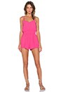 view 4 of 4 Summer Vacay Crossback Playsuit in Hot Pink