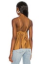 view 3 of 4 Yuli Cowl Cami Top in Gold