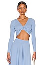 view 1 of 4 Laura Knit Top in Blue