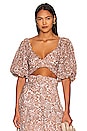 view 1 of 4 Jedda Crop Blouse in Paisley