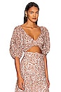 view 2 of 4 Jedda Crop Blouse in Paisley