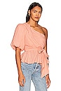view 2 of 4 Vera One Shoulder Top in Rose
