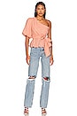 view 4 of 4 Vera One Shoulder Top in Rose