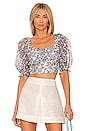 view 1 of 4 Darcy Cropped Blouse in Multi