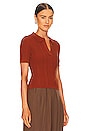 view 2 of 4 Alba Polo Top in Ginger