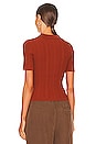 view 3 of 4 Alba Polo Top in Ginger