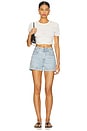 view 4 of 5 Bowie Pointelle Knit Tee in White