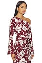 view 2 of 5 Freda Top in Wine Floral
