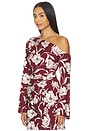 view 3 of 5 Freda Top in Wine Floral